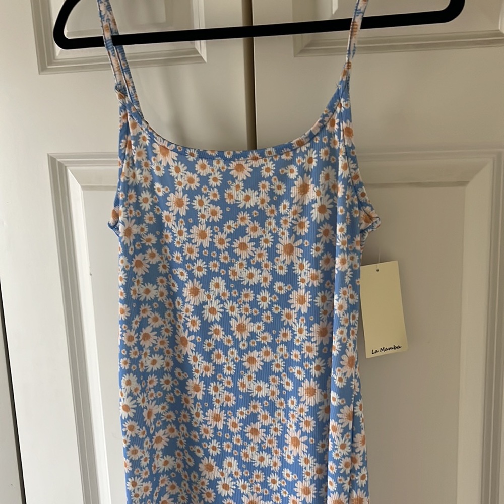 Floral bodycon midi dress